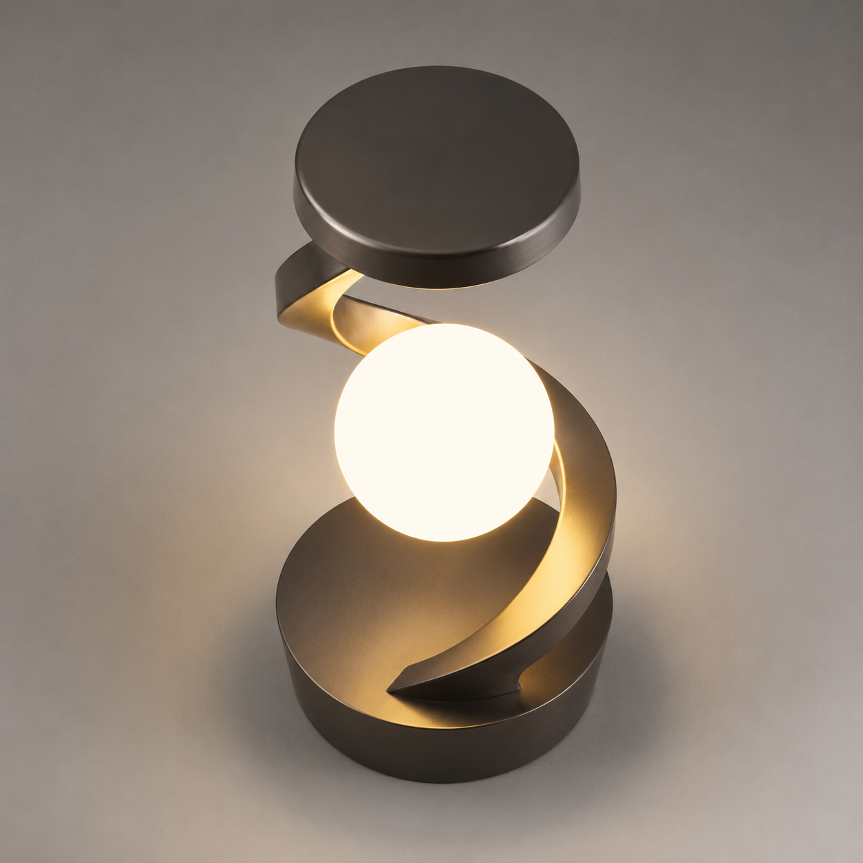 Natural Arc Floor Lamp