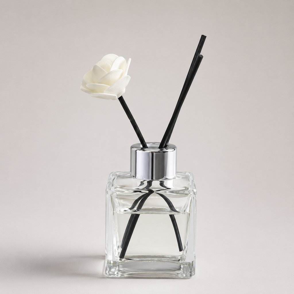 Ivory Rose Reed Diffuser side view