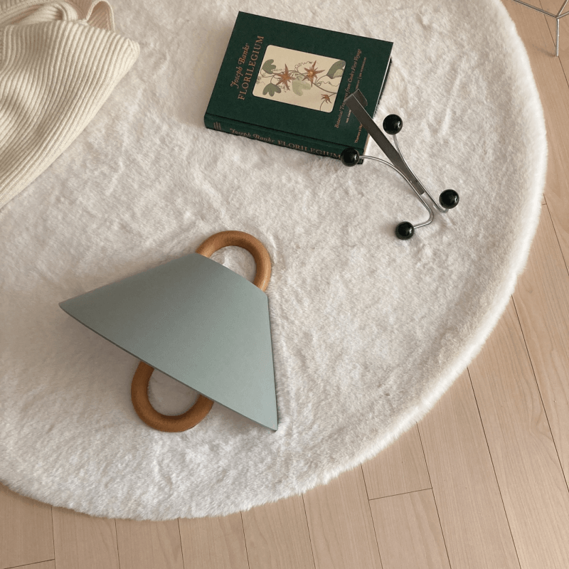 Nordic Wooden Wall Lamp | Minimalist Fabric Shade Sconce