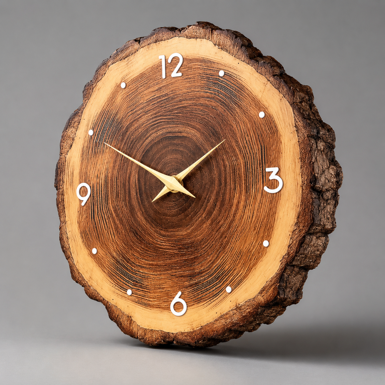 Woven Rattan Round Wall Clock