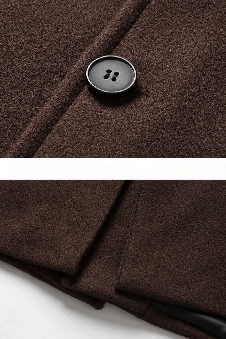 Men's Classic Oversized Wool Coat - Stylish & Warm Outerwear for Every Occasion