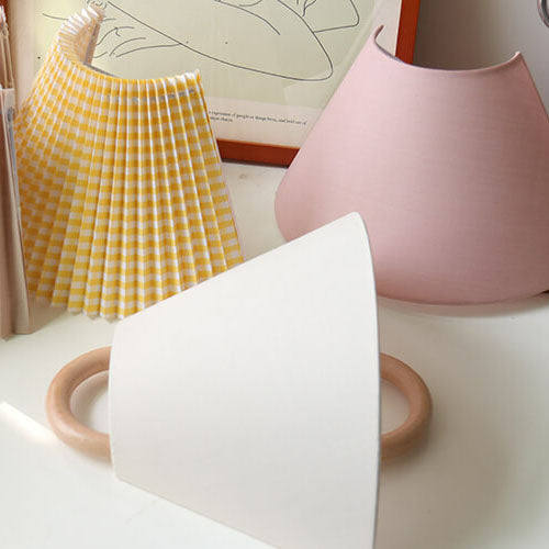 Nordic Wooden Wall Lamp | Minimalist Fabric Shade Sconce