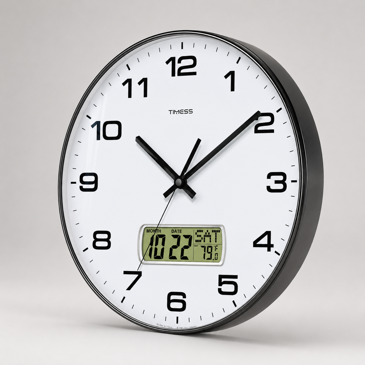 Geometric Open Frame Wall Clock
