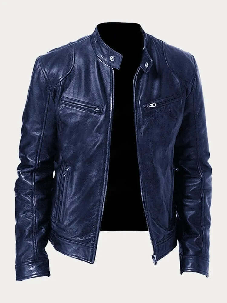 Men's Classic Genuine Leather Jacket - Stylish, Durable Outerwear for All Seasons | Premium Quality Fashion Jacket