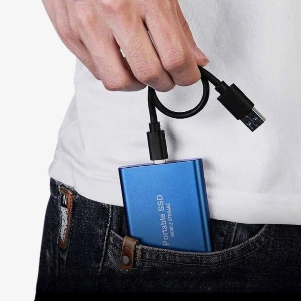 SSD Portable External Drive High Speed USB C Compact Storage