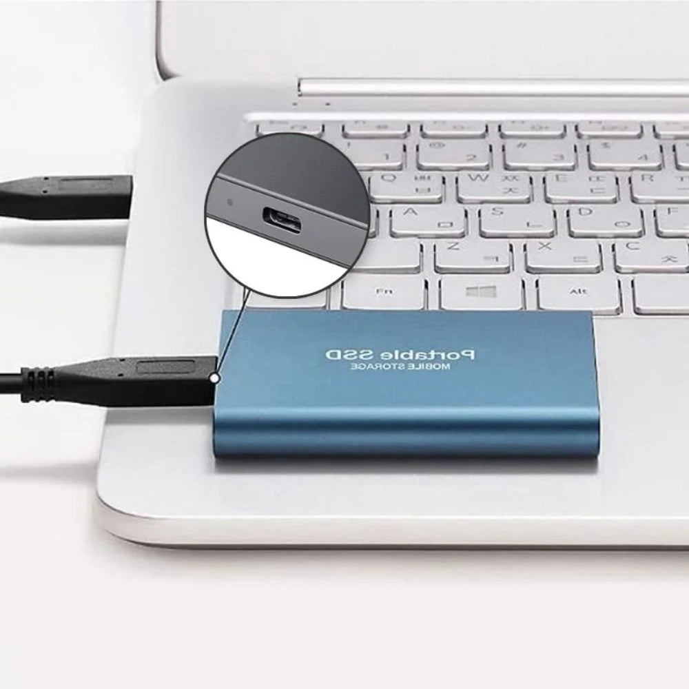 SSD Portable External Drive High Speed USB C Compact Storage