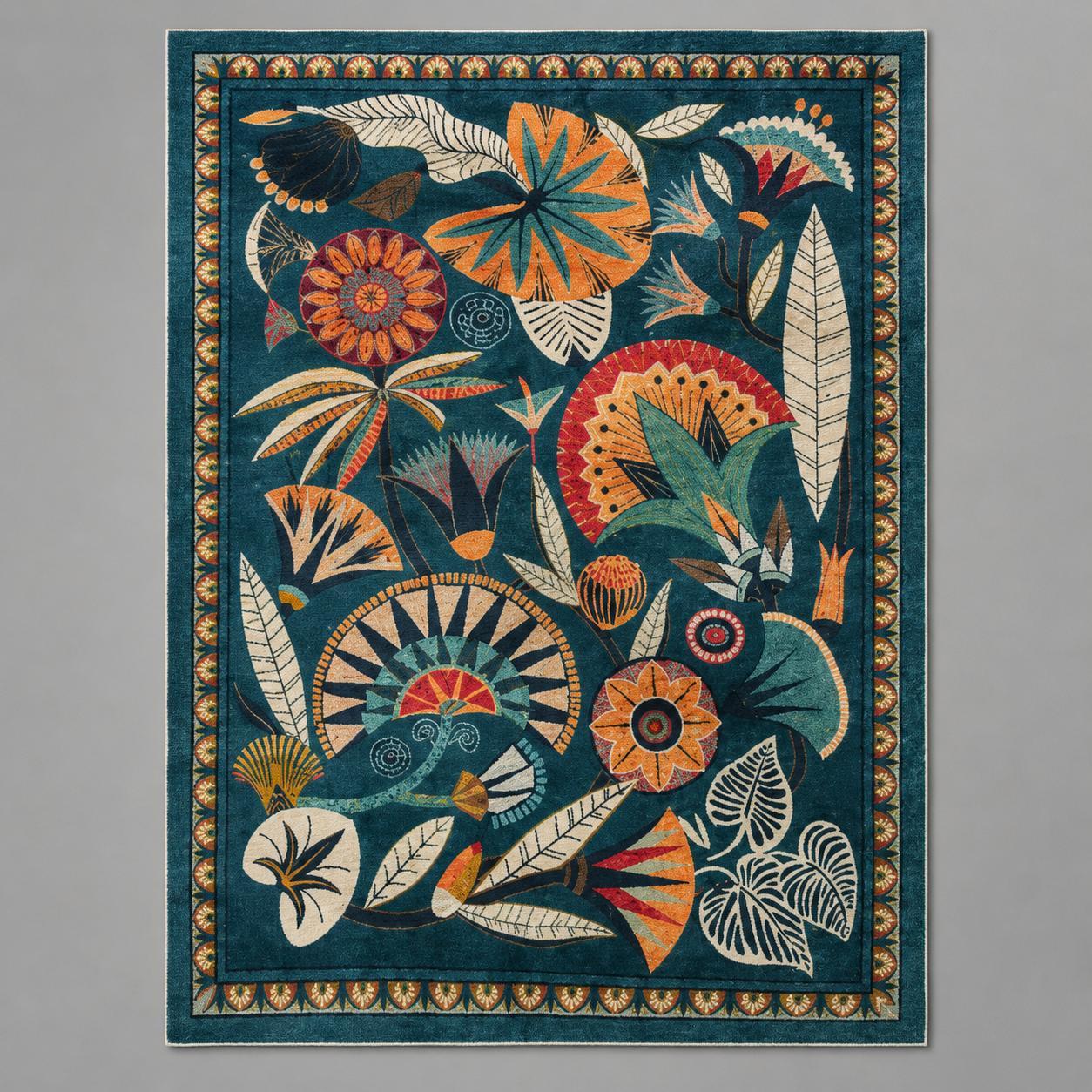 Moroccan Trellis Living Room Rug