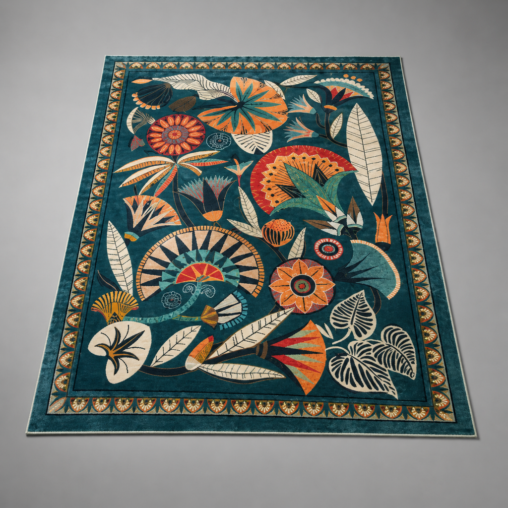 Moroccan Trellis Living Room Rug