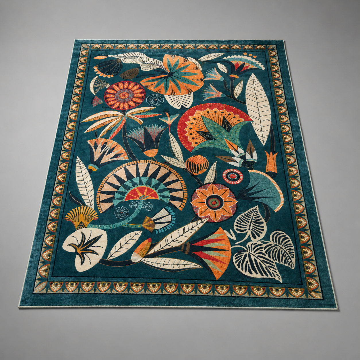 Moroccan Trellis Living Room Rug