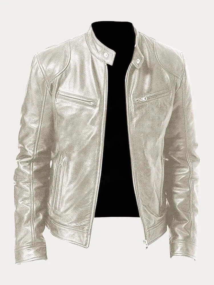 Men's Classic Genuine Leather Jacket - Stylish, Durable Outerwear for All Seasons | Premium Quality Fashion Jacket
