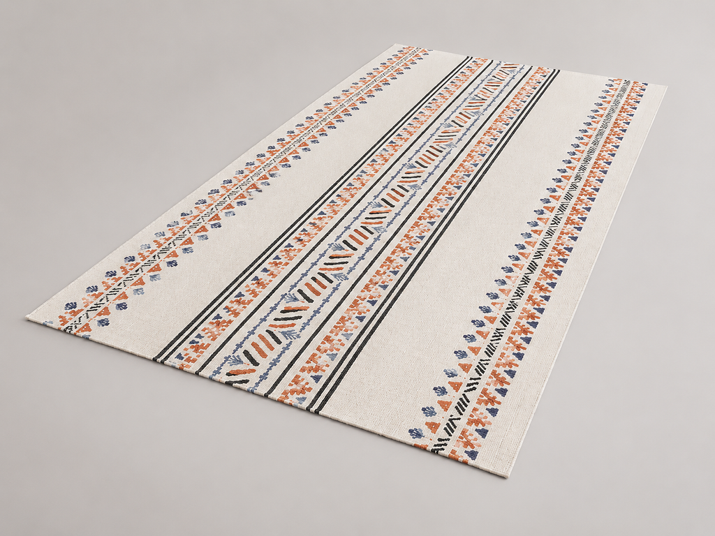 Bohemian Geometric Runner Rug