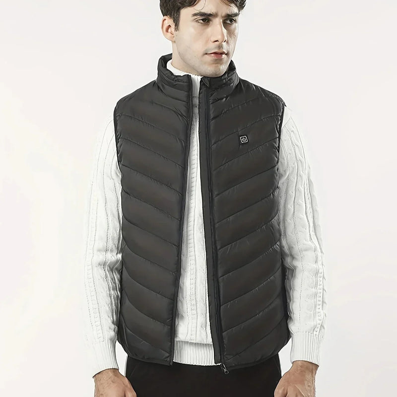 11-Zone USB Heated Vest | Electric Body Warmer Jacket for Maximum Comfort & Warmth | Ideal for Outdoor Activities & Cold Weather