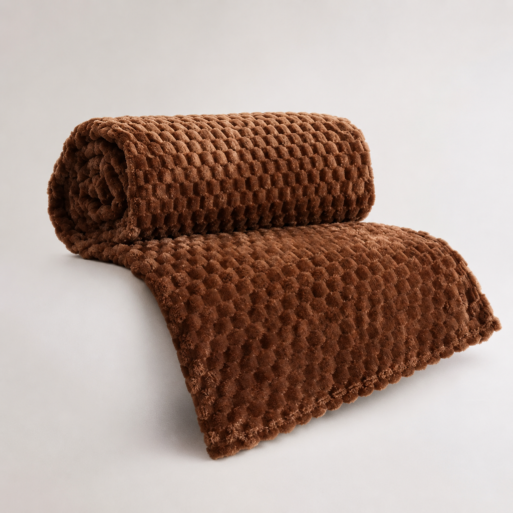 Reversible Fleece Sofa Blanket