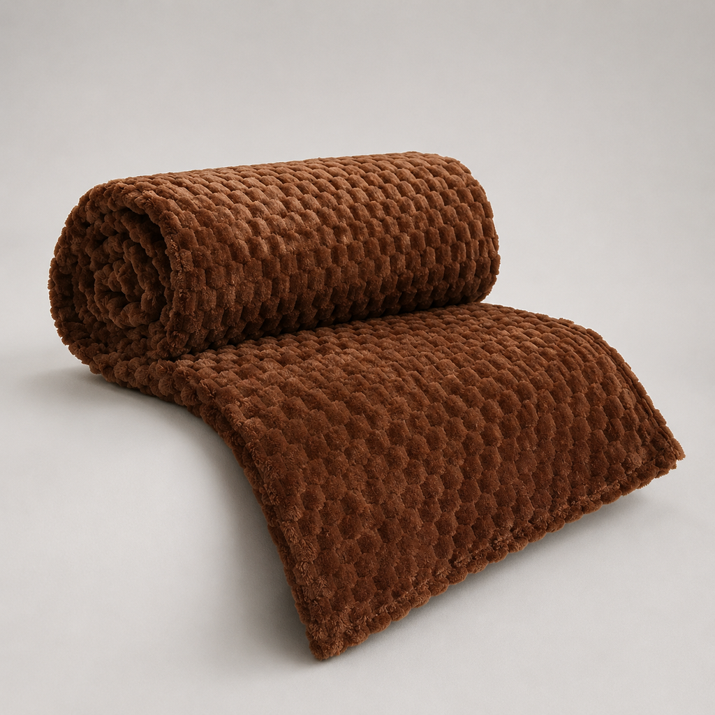 Reversible Fleece Sofa Blanket