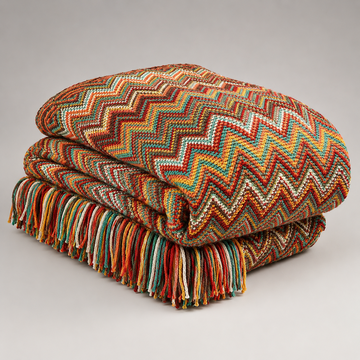 Herringbone Woven Throw Blanket