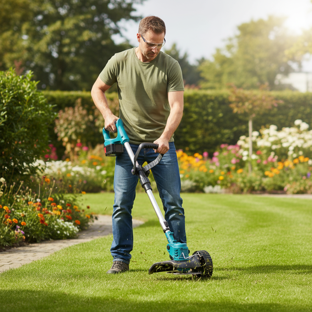 String Trimmer Cordless Grass Adjustable Electric Weed Cutter
