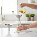 Stainless Steel Funnel Set 3 Sizes Kitchen Bottles Spices