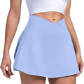 Womens Pickleball Skort High Waist Tennis Skirt Pockets