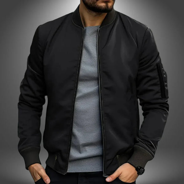 Men's Lightweight Casual Bomber Jacket - Stylish Windbreaker for Everyday Wear | Versatile & Comfortable Outerwear for All Seasons