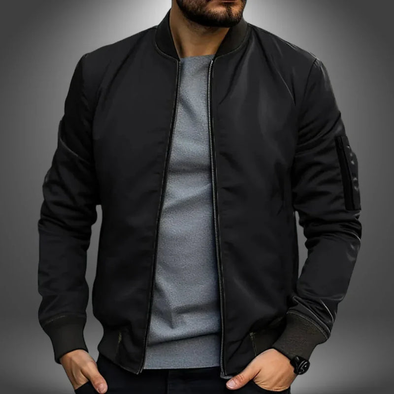 Men's Lightweight Casual Bomber Jacket - Stylish Windbreaker for Everyday Wear | Versatile & Comfortable Outerwear for All Seasons