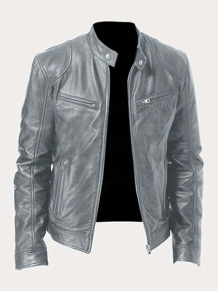 Men's Classic Genuine Leather Jacket - Stylish, Durable Outerwear for All Seasons | Premium Quality Fashion Jacket