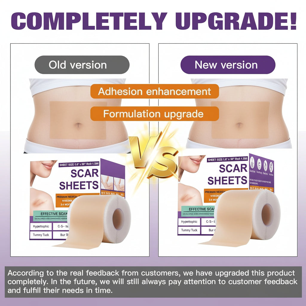 Scar Sheets Silicone Medical Grade Reusable Scar Treatment Tape