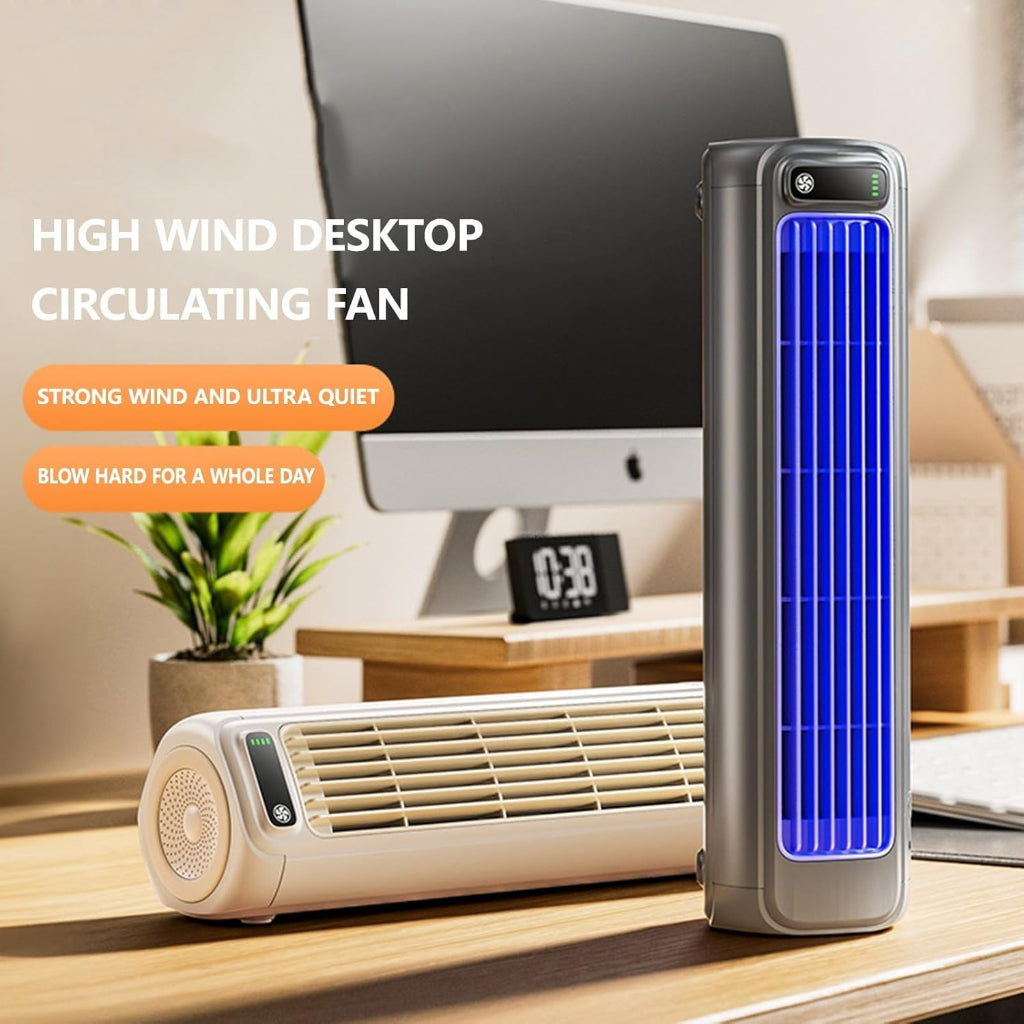 Portable Air Conditioner Bladeless USB Tower Fan Cooler