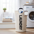 Laundry Hamper Large Foldable Waterproof Fabric Basket