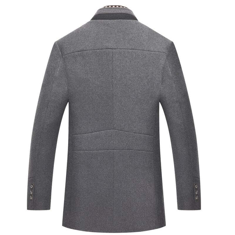 Men's Slim Fit Wool Winter Coat - Stylish, Warm & Comfortable Outerwear for Cold Weather
