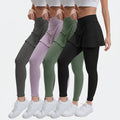 High Waist Pickleball Flared Yoga Pants Stretch Leggings