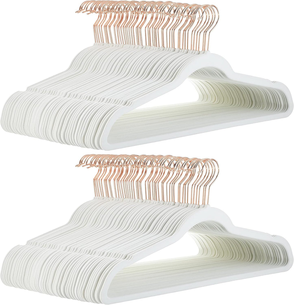 Clothes Hangers Velvet Non Slip Slim Closet Organizer Set