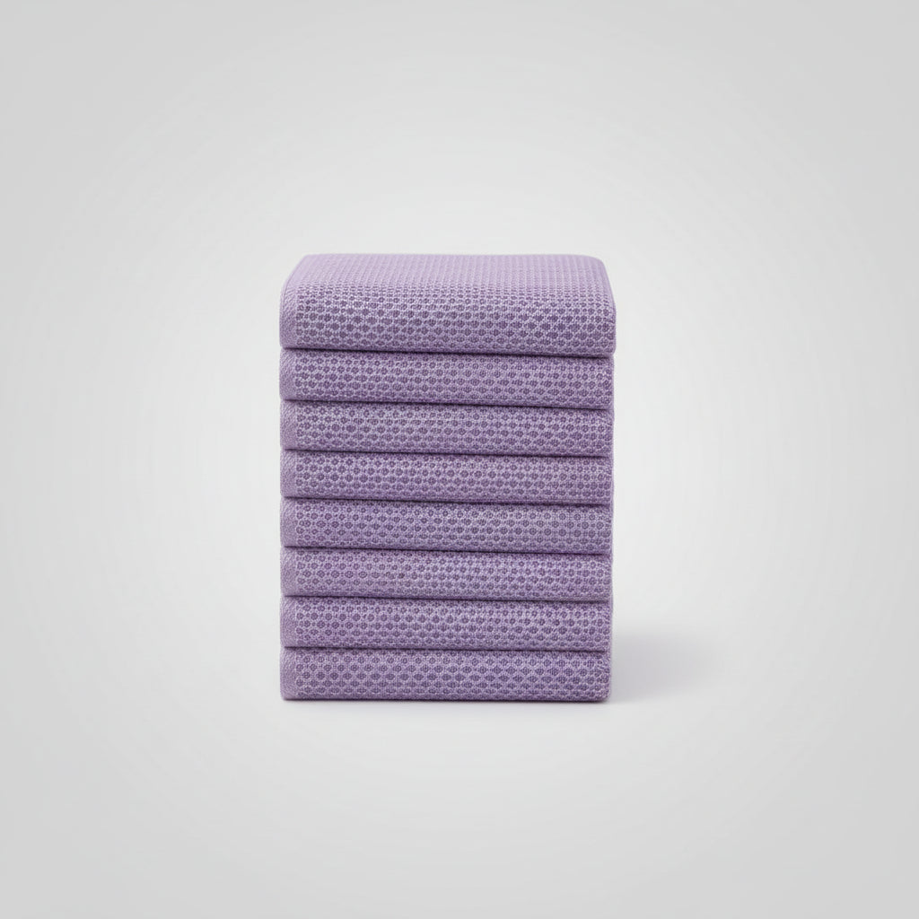Soft Cotton Dish Cloths Set Absorbent Honeycomb Waffle Weave