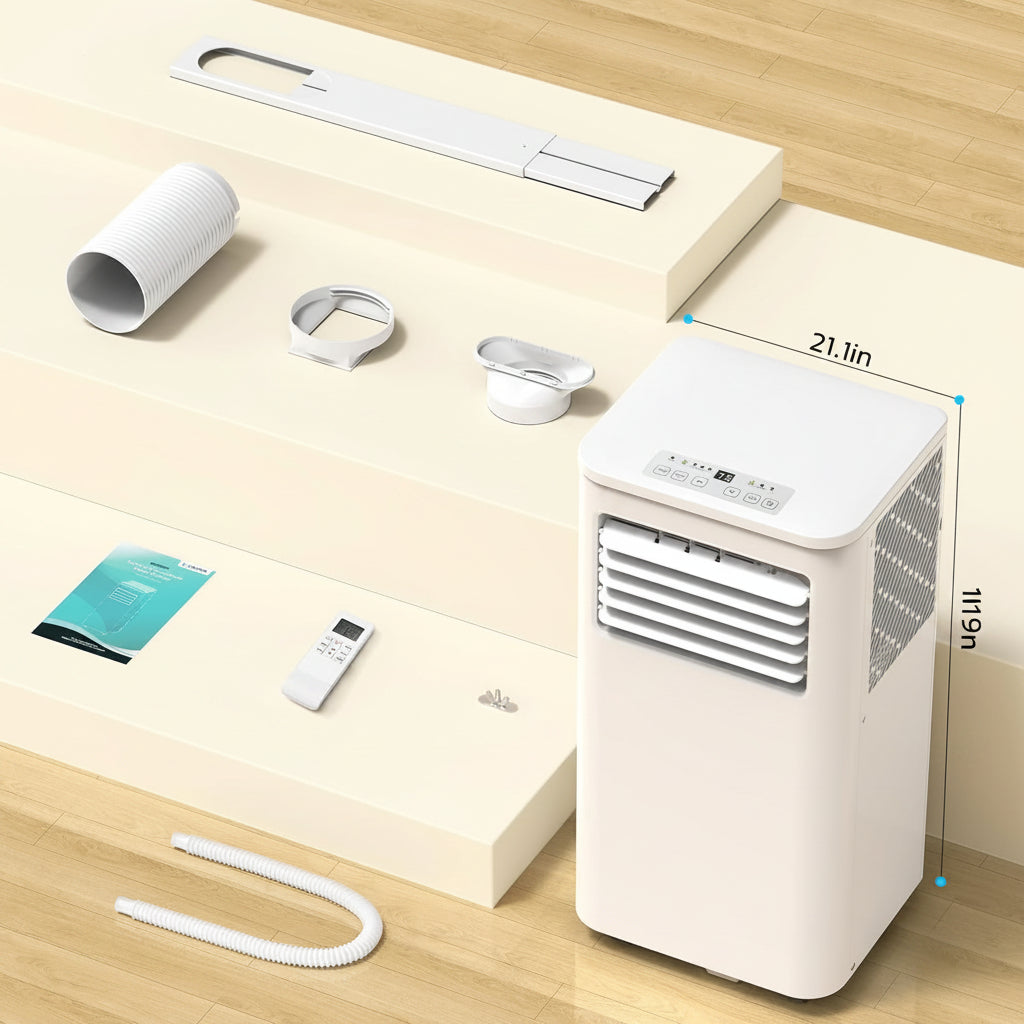 Portable Air Conditioner 8000 BTU Cooling Dehumidifying Fan