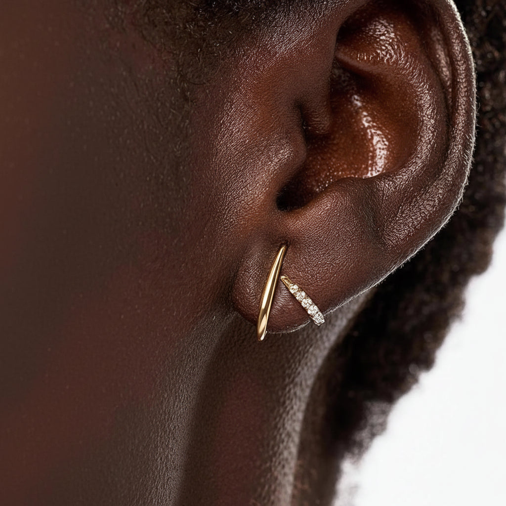 Earrings Mothers Day Gift Gold Geometric Stud Jewelry