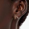 Earrings Mothers Day Gift Gold Geometric Stud Jewelry