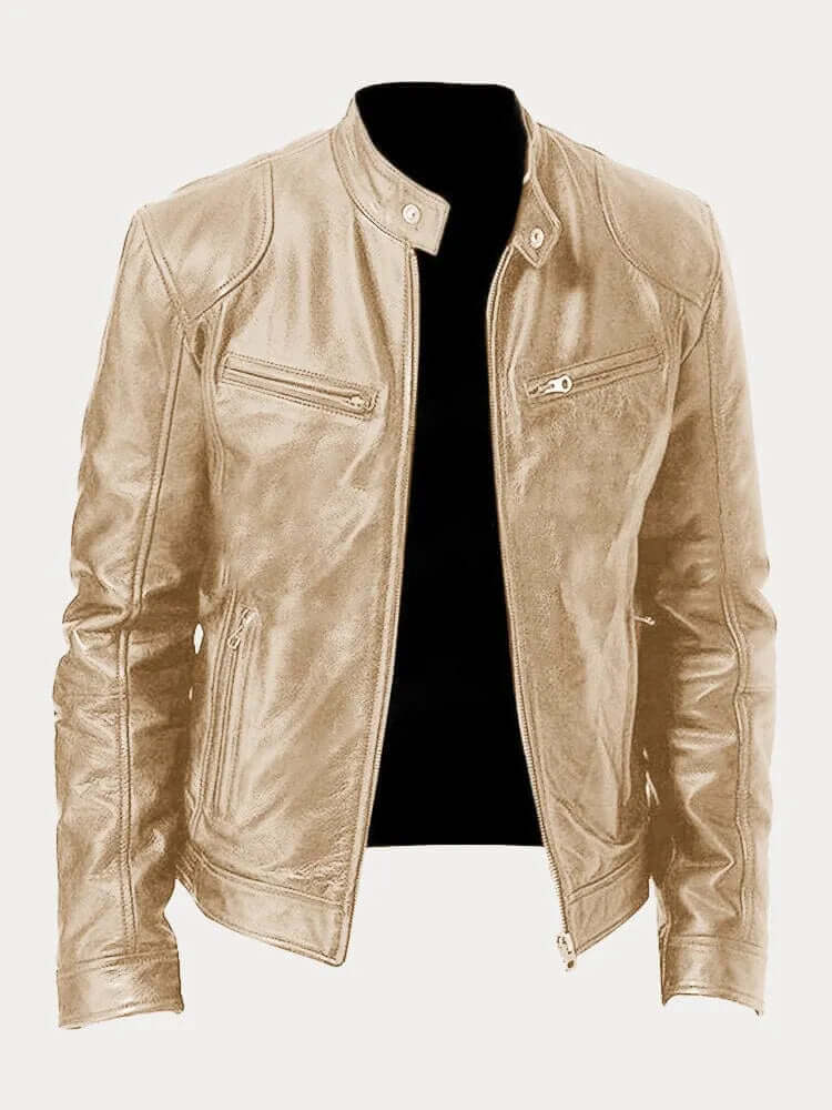 Men's Classic Genuine Leather Jacket - Stylish, Durable Outerwear for All Seasons | Premium Quality Fashion Jacket