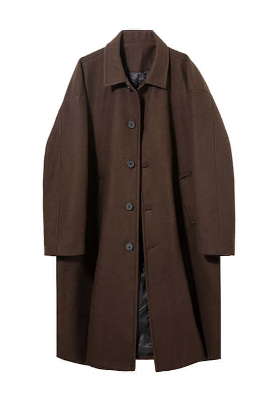 Men's Classic Oversized Wool Coat - Stylish & Warm Outerwear for Every Occasion