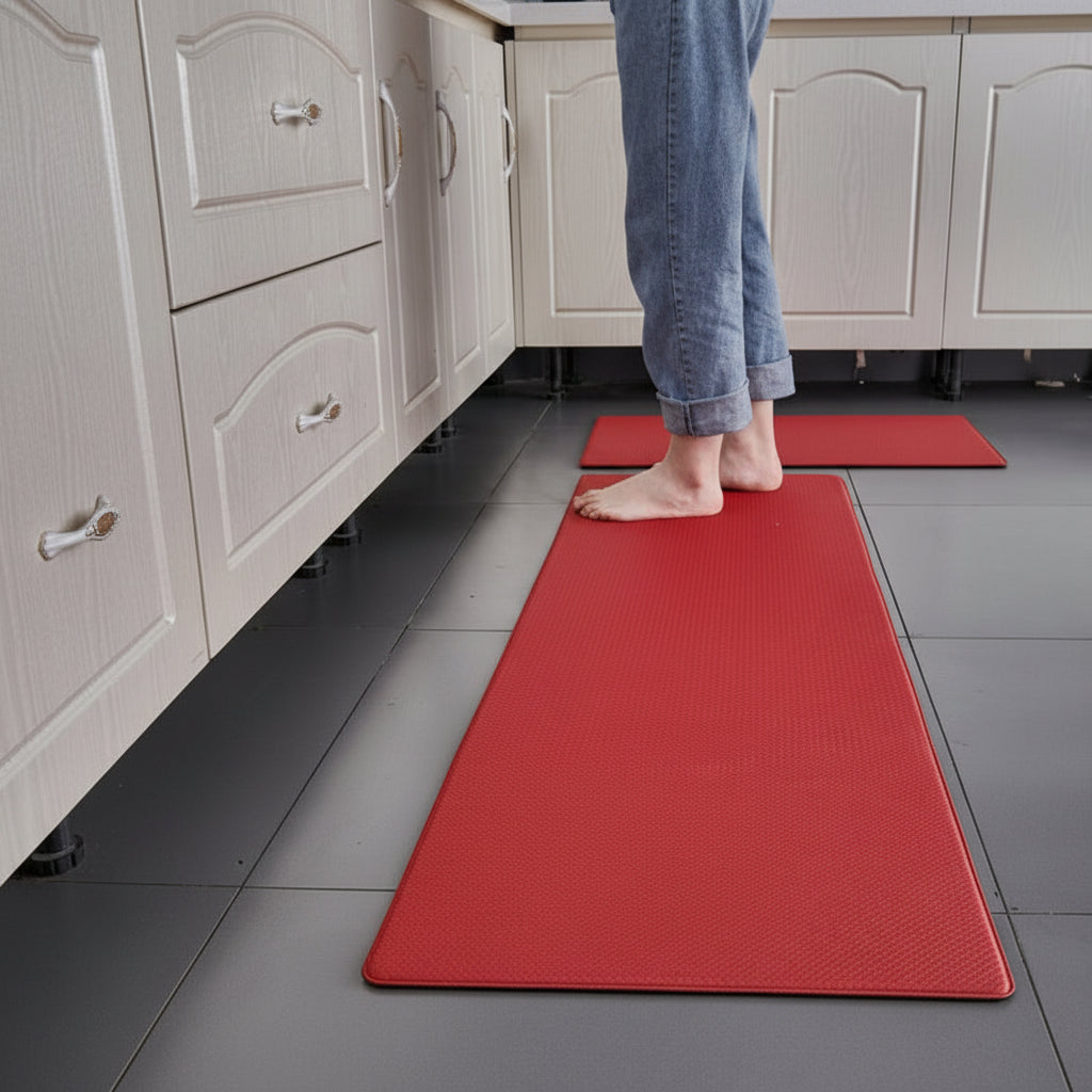 Kitchen Mat Anti Fatigue Cushioned Floor Mat Standing Comfort