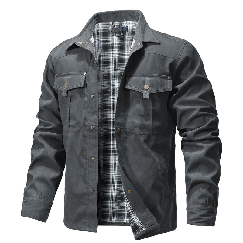 Alessandro Veneti Men's Ironclad Jacket - Premium Durable & Stylish All-Season Outerwear