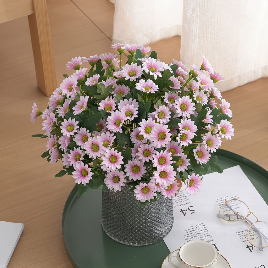 Artificial Daisy Flowers Mothers Day Gift Tabletop Home Decor