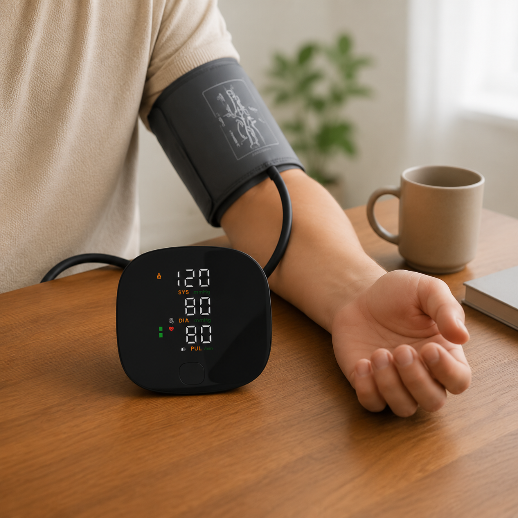 Automatic Blood Pressure Monitor Wrist Digital