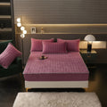 Bed Sheets Fitted Sheet Soft Breathable Mattress Cover