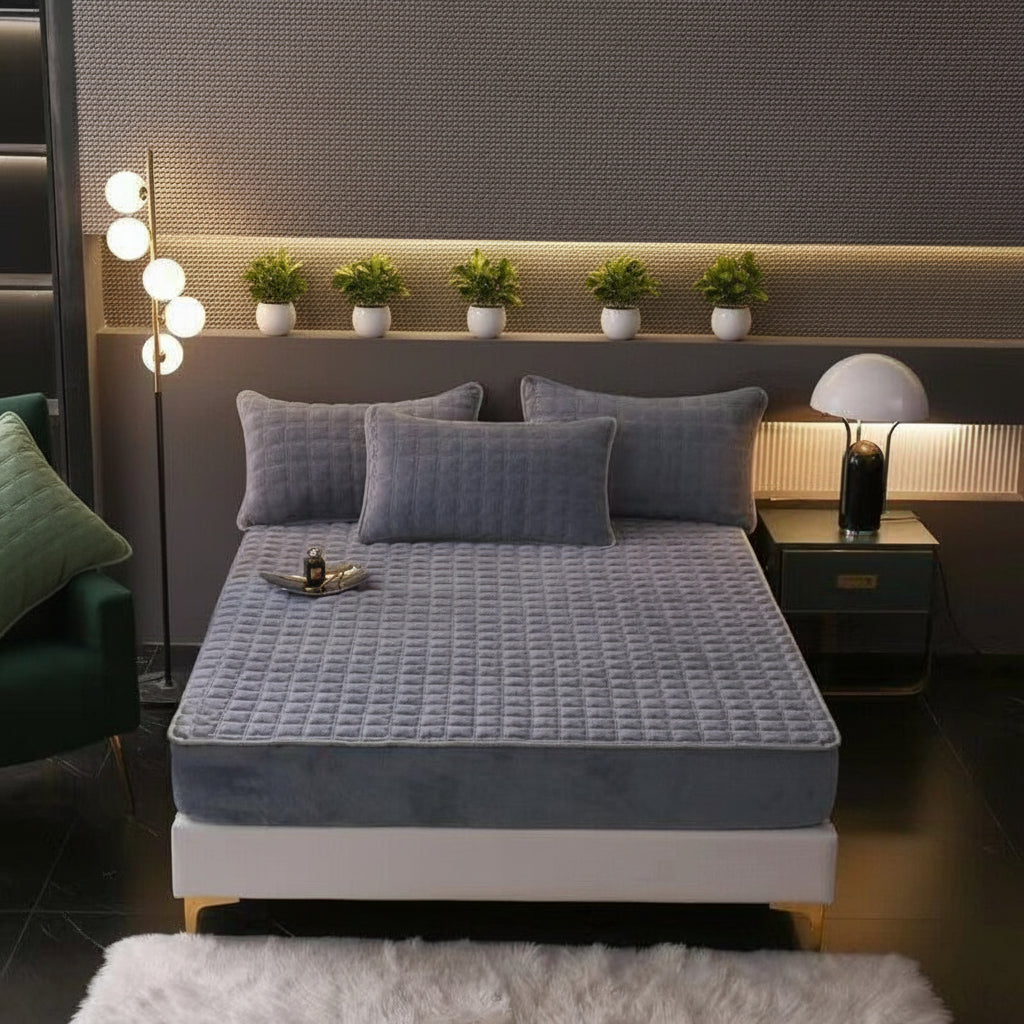 Bed Sheets Fitted Sheet Soft Breathable Mattress Cover