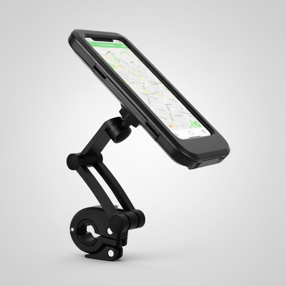 Bike Phone Mount Waterproof 360 Rotation Handlebar Holder