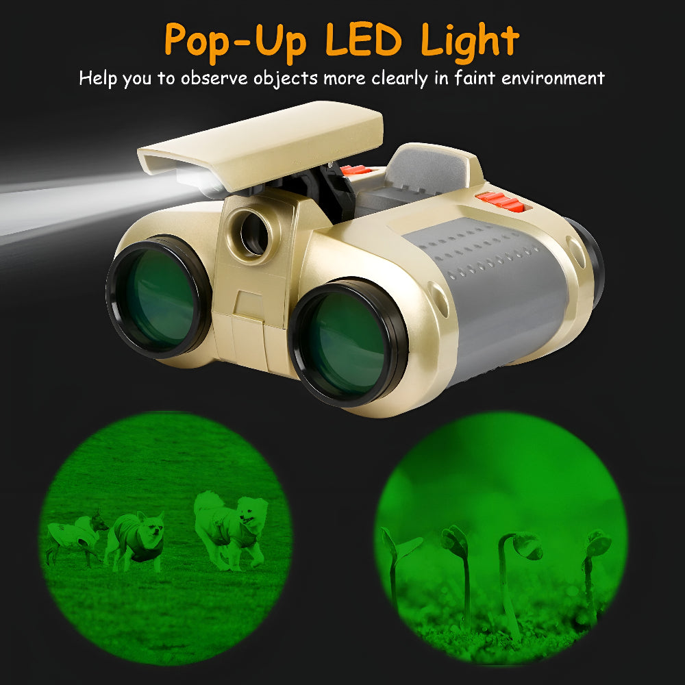 Binoculars Night Vision Kids Adventure Toy Outdoor Exploration Gear