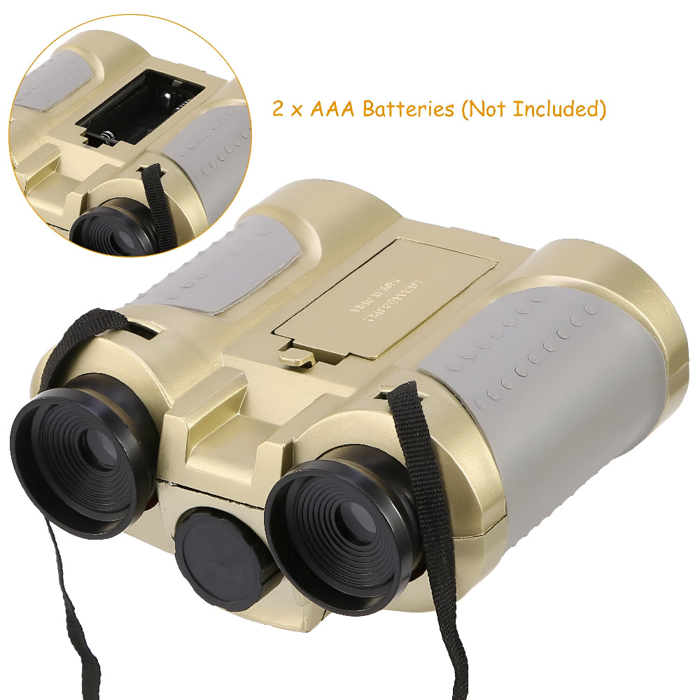Binoculars Night Vision Kids Adventure Toy Outdoor Exploration Gear