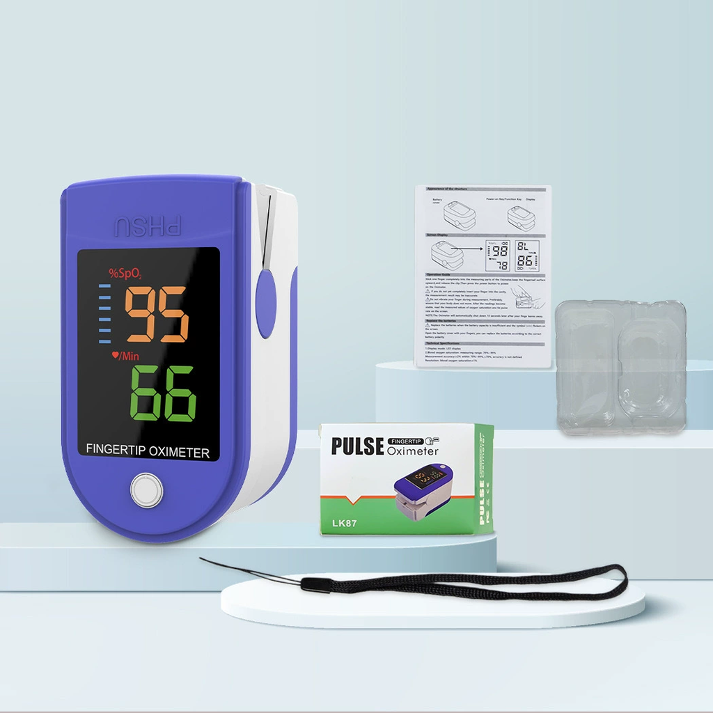 Digital Pulse Oximeter Blood Oxygen Heart Rate Monitoring