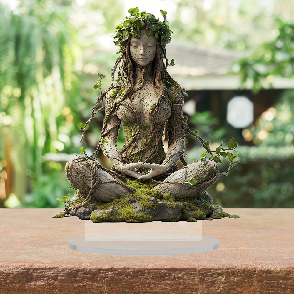 Art Figure Home Decor Sculpture Acrylic Bohemian Goddess