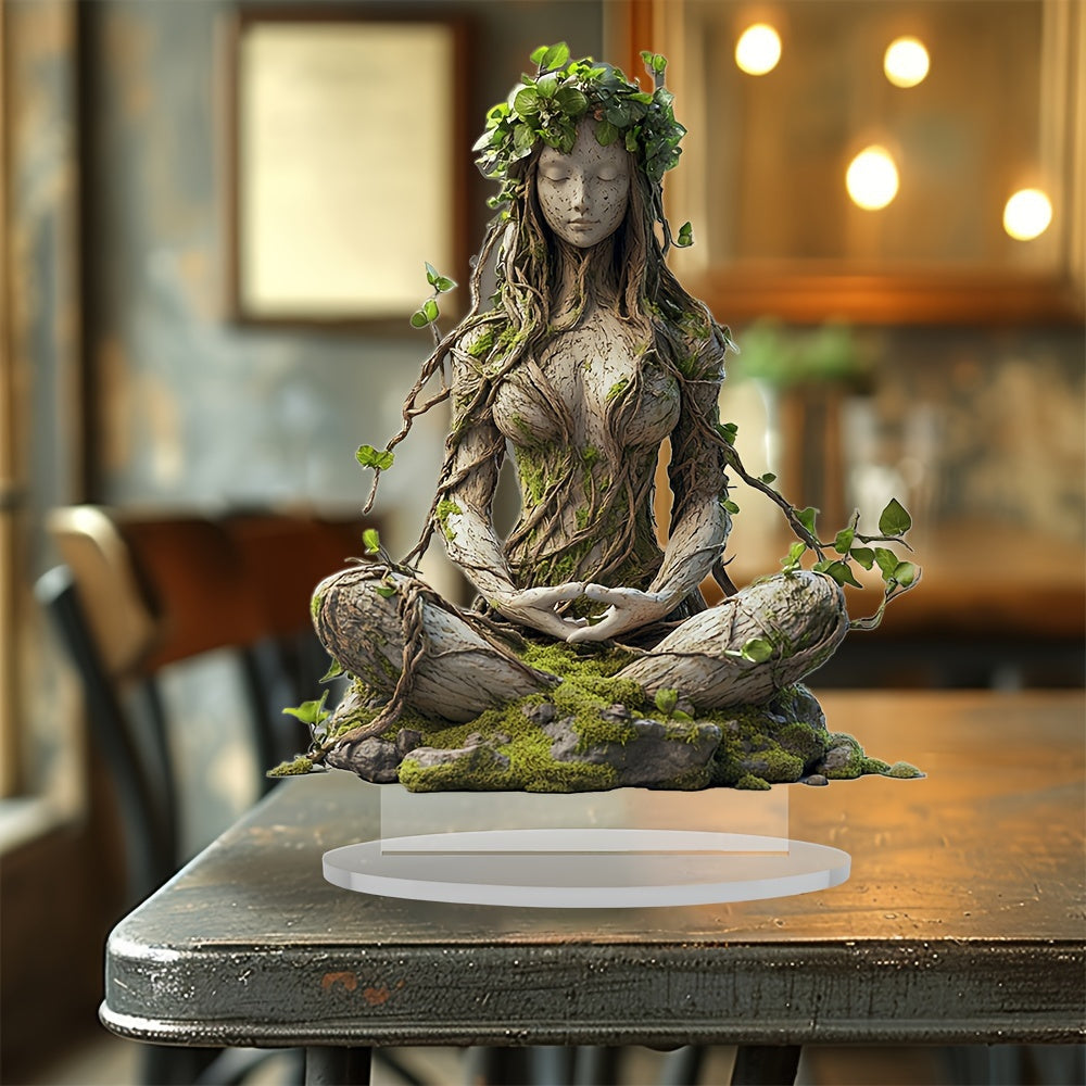 Art Figure Home Decor Sculpture Acrylic Bohemian Goddess
