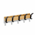 Wall Coat Rack Scandinavian Wood Hook Organizer Entryway